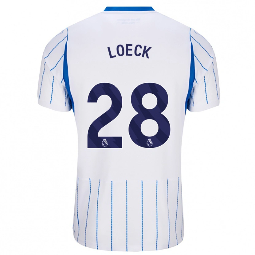 Danxen Niño Camiseta Melina Loeck #28 Azuldodger Blanco 2ª Equipación 2026/27 La Camisa