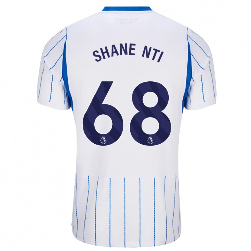 Danxen Niño Camiseta Shane Nti #68 Azuldodger Blanco 2ª Equipación 2026/27 La Camisa