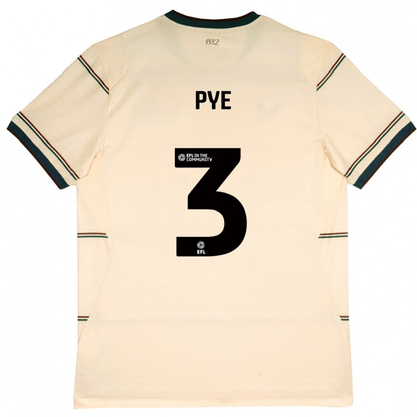 Danxen Niño Camiseta Logan Pye #3 Beige Borgoña 2ª Equipación 2026/27 La Camisa