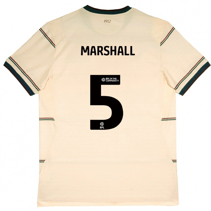 Danxen Niño Camiseta Georgia Marshall #5 Beige Borgoña 2ª Equipación 2026/27 La Camisa