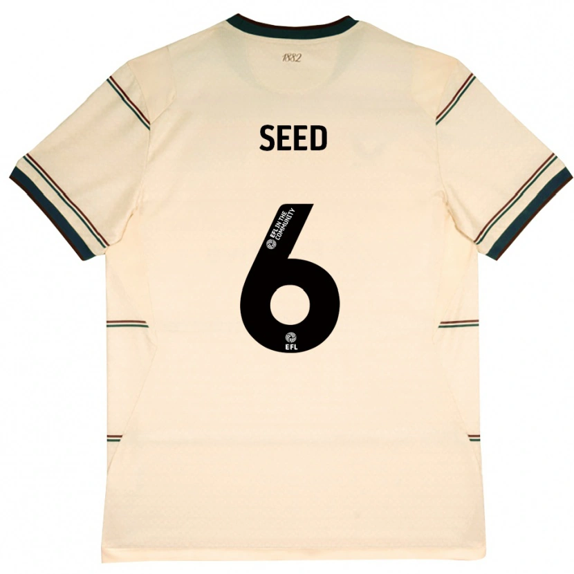Danxen Niño Camiseta Helen Seed #6 Beige Borgoña 2ª Equipación 2026/27 La Camisa