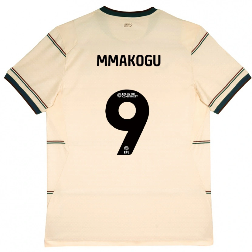 Danxen Niño Camiseta Jan Mmakogu #9 Beige Borgoña 2ª Equipación 2026/27 La Camisa