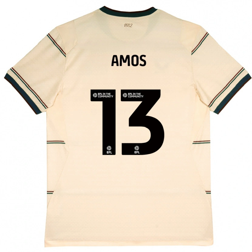 Danxen Niño Camiseta Ben Amos #13 Beige Borgoña 2ª Equipación 2026/27 La Camisa