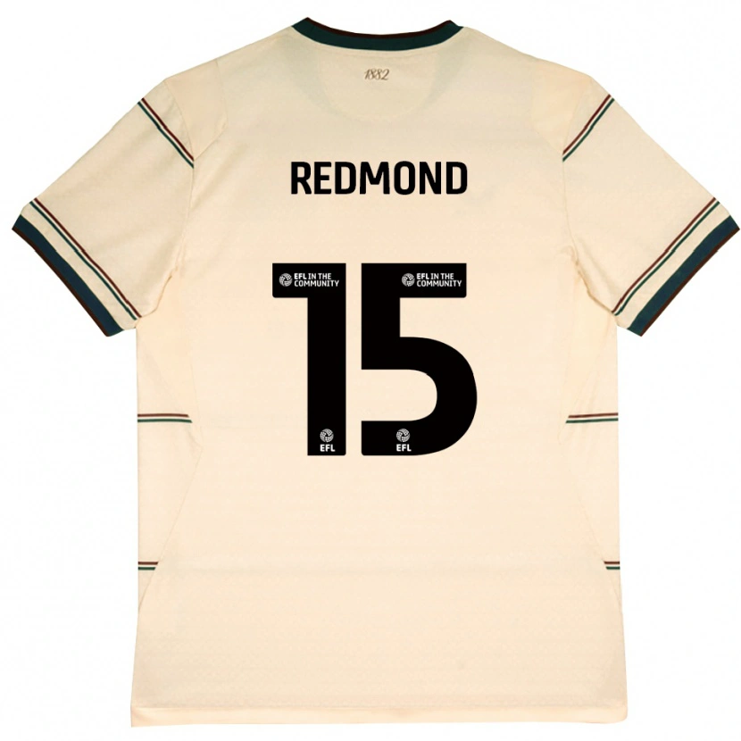 Danxen Niño Camiseta Nathan Redmond #15 Beige Borgoña 2ª Equipación 2026/27 La Camisa