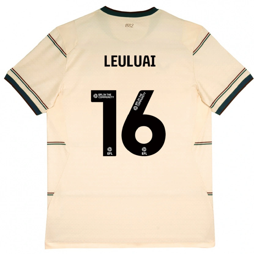 Danxen Niño Camiseta Marley Leuluai #16 Beige Borgoña 2ª Equipación 2026/27 La Camisa