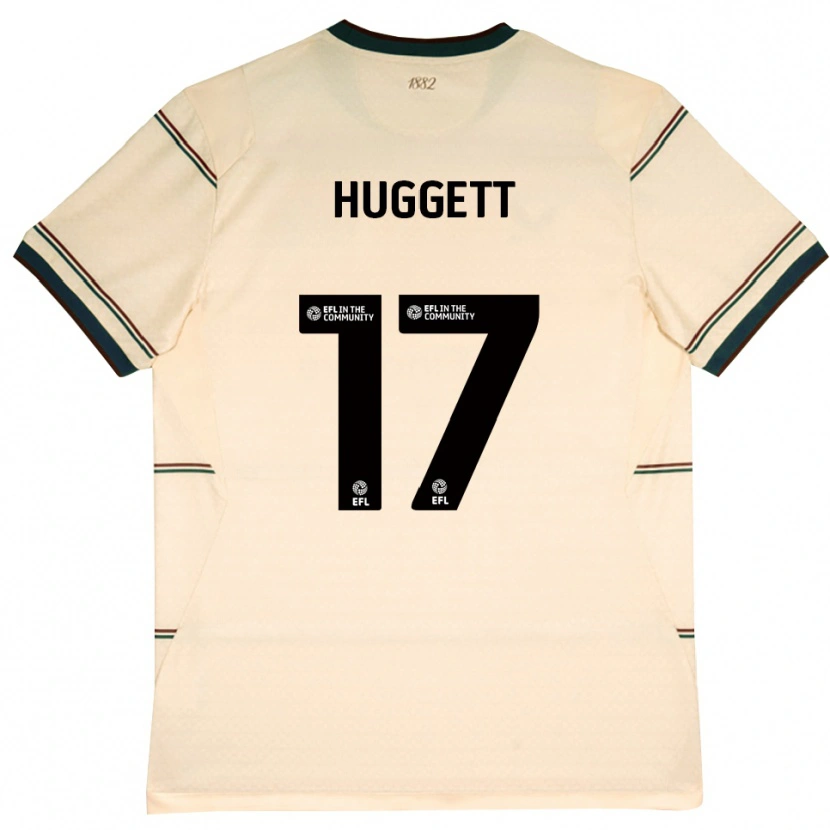Danxen Niño Camiseta Aiden Huggett #17 Beige Borgoña 2ª Equipación 2026/27 La Camisa