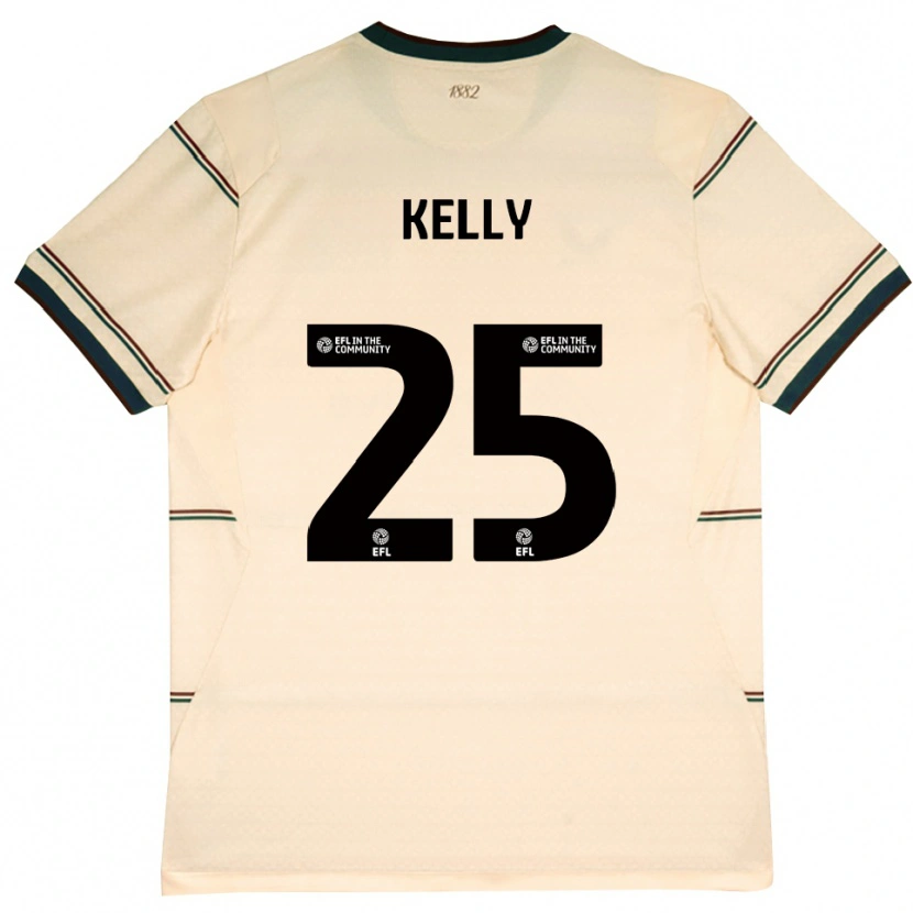 Danxen Niño Camiseta Aimee Kelly #25 Beige Borgoña 2ª Equipación 2026/27 La Camisa