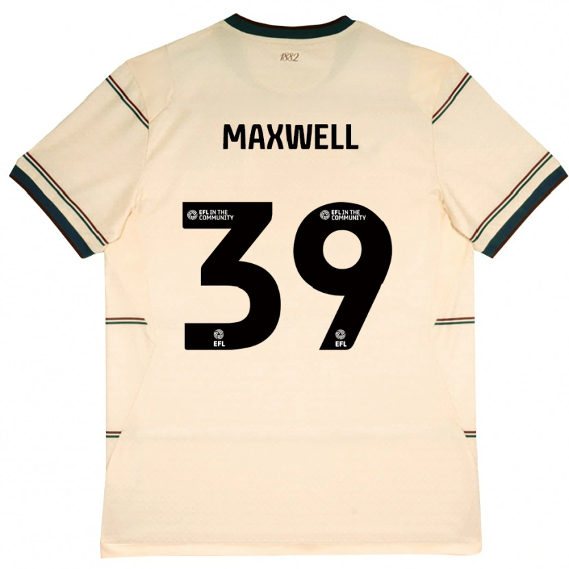 Danxen Niño Camiseta Danielle Maxwell #39 Beige Borgoña 2ª Equipación 2026/27 La Camisa