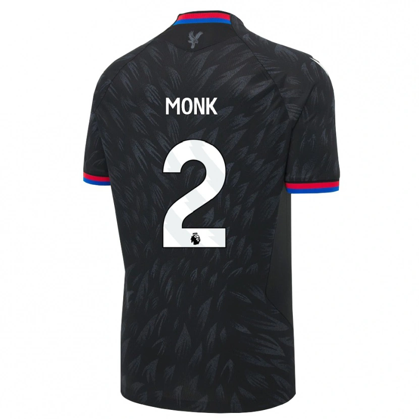 Danxen Niño Camiseta Dylan Monk #2 Negro Azul Rojo 2ª Equipación 2026/27 La Camisa