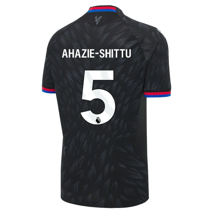 Danxen Niño Camiseta Remi Ahazie-Shittu #5 Negro Azul Rojo 2ª Equipación 2026/27 La Camisa