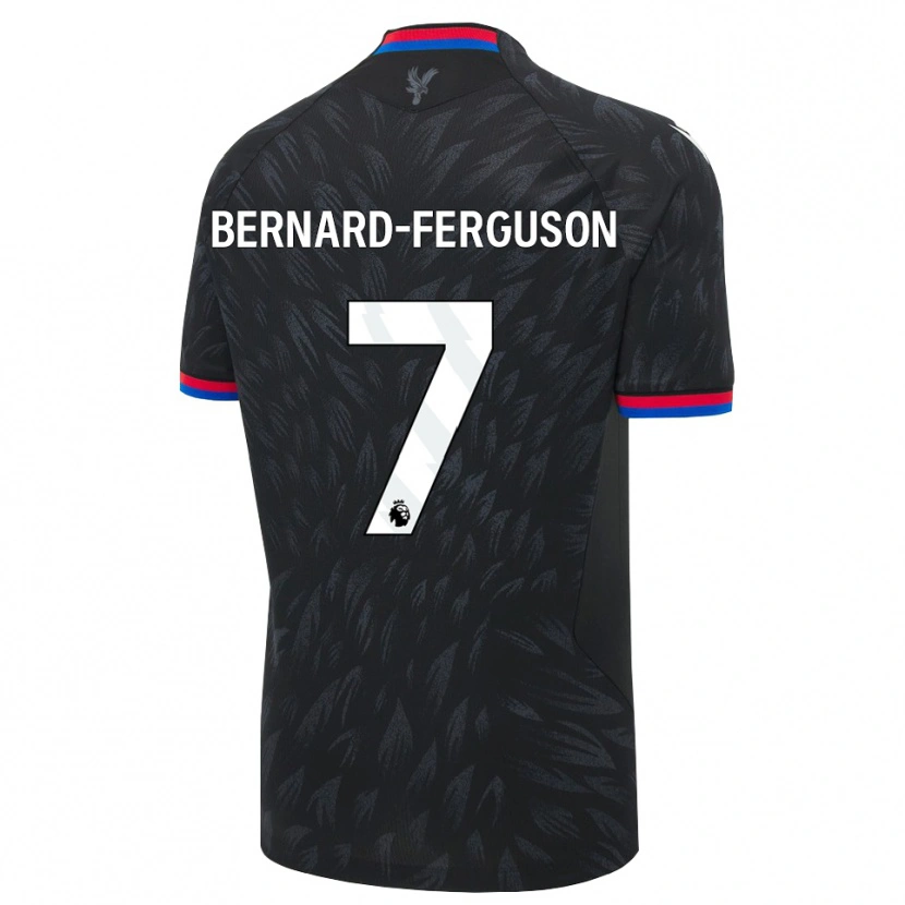 Danxen Niño Camiseta Makai Bernard-Ferguson #7 Negro Azul Rojo 2ª Equipación 2026/27 La Camisa