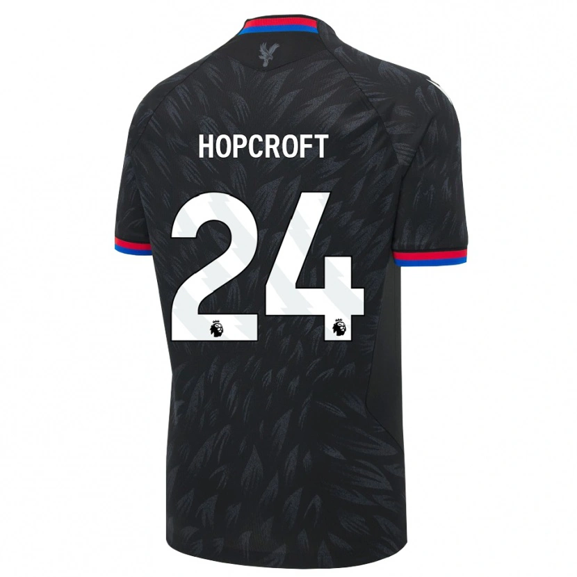 Danxen Niño Camiseta Shanade Hopcroft #24 Negro Azul Rojo 2ª Equipación 2026/27 La Camisa