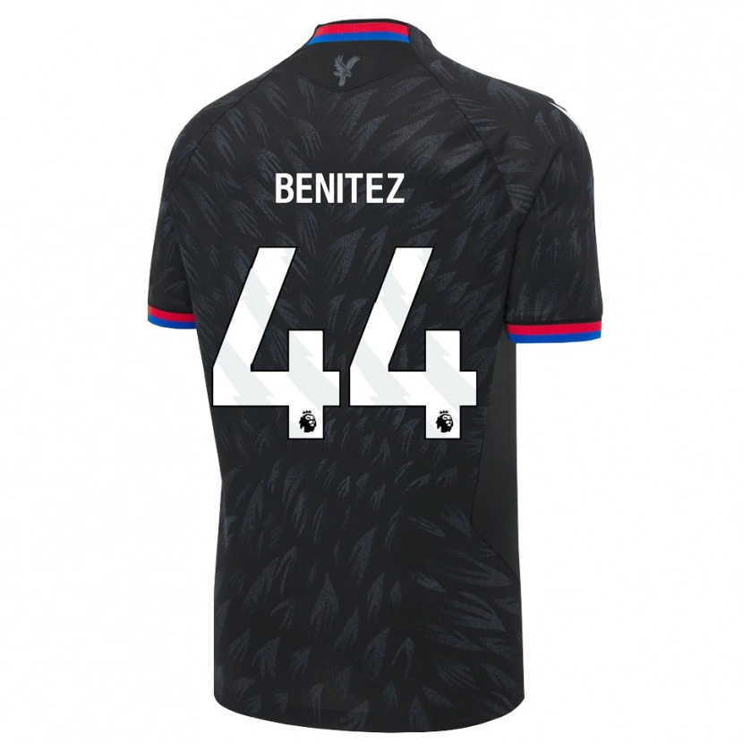Danxen Niño Camiseta Walter Benítez #44 Negro Azul Rojo 2ª Equipación 2026/27 La Camisa