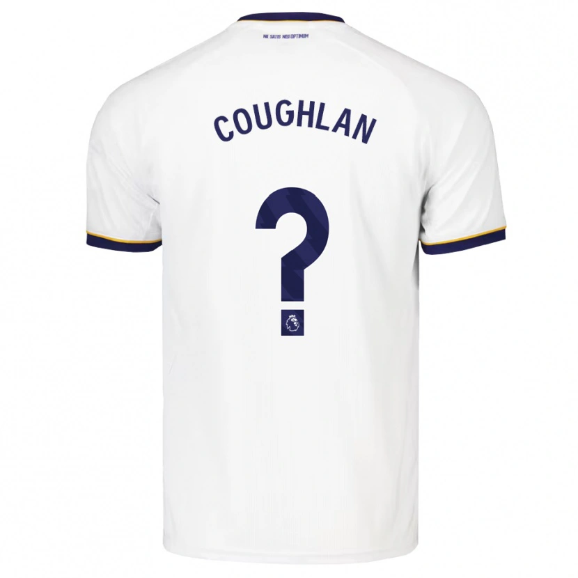 Danxen Niño Camiseta Sam Coughlan #0 Azulmedianoche Blanco Amarillo 2ª Equipación 2026/27 La Camisa