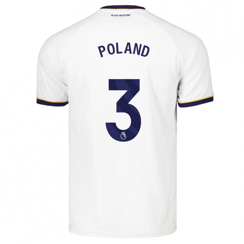 Danxen Niño Camiseta Louis Poland #3 Azulmedianoche Blanco Amarillo 2ª Equipación 2026/27 La Camisa