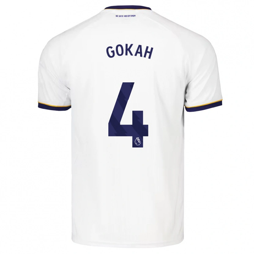 Danxen Niño Camiseta Reuben Gokah #4 Azulmedianoche Blanco Amarillo 2ª Equipación 2026/27 La Camisa