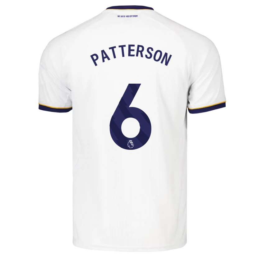Danxen Niño Camiseta Jack Patterson #6 Azulmedianoche Blanco Amarillo 2ª Equipación 2026/27 La Camisa