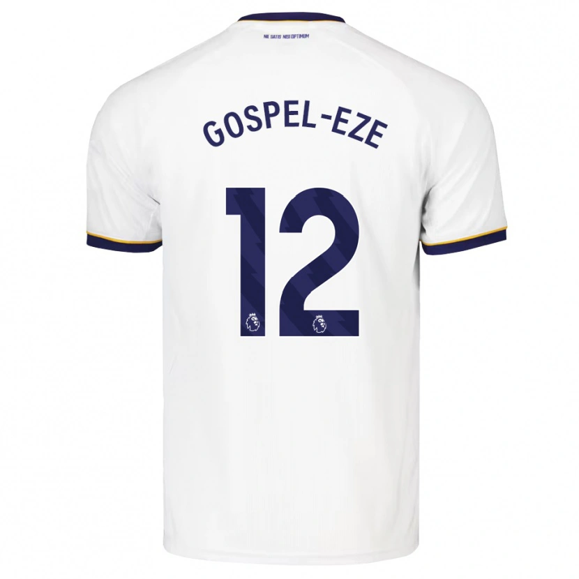 Danxen Niño Camiseta Goodness Gospel-Eze #12 Azulmedianoche Blanco Amarillo 2ª Equipación 2026/27 La Camisa