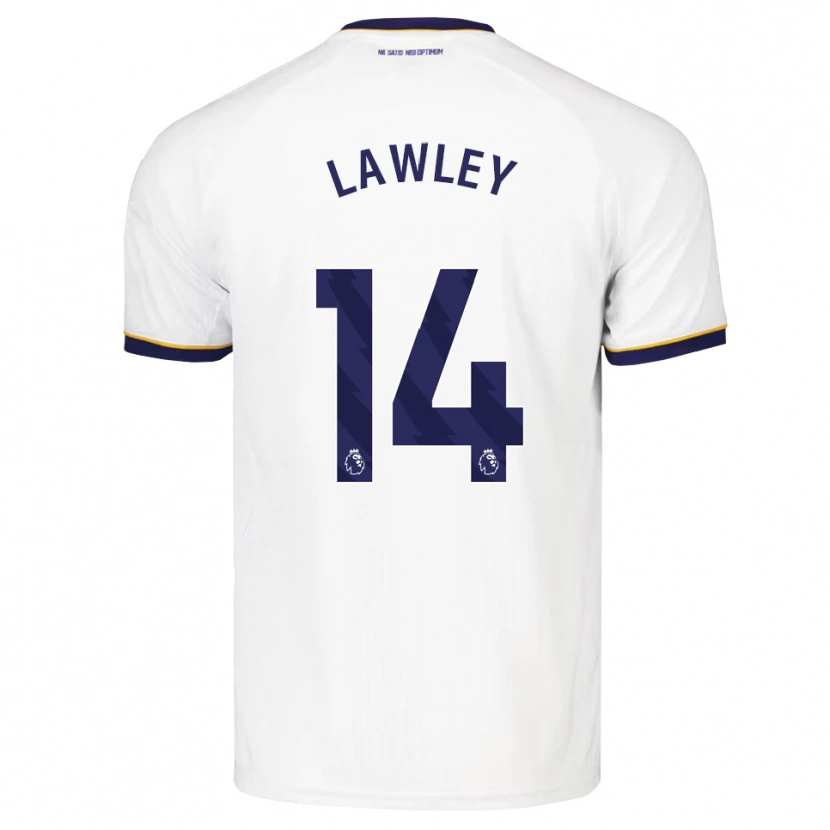 Danxen Niño Camiseta Melissa Lawley #14 Azulmedianoche Blanco Amarillo 2ª Equipación 2026/27 La Camisa