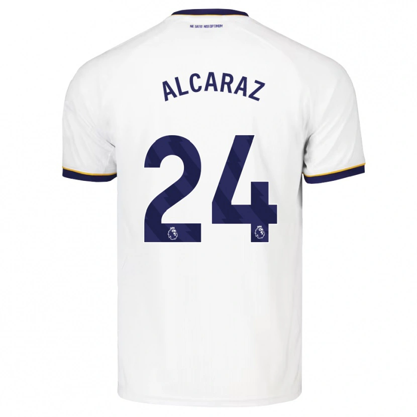 Danxen Niño Camiseta Carlos Alcaraz #24 Azulmedianoche Blanco Amarillo 2ª Equipación 2026/27 La Camisa