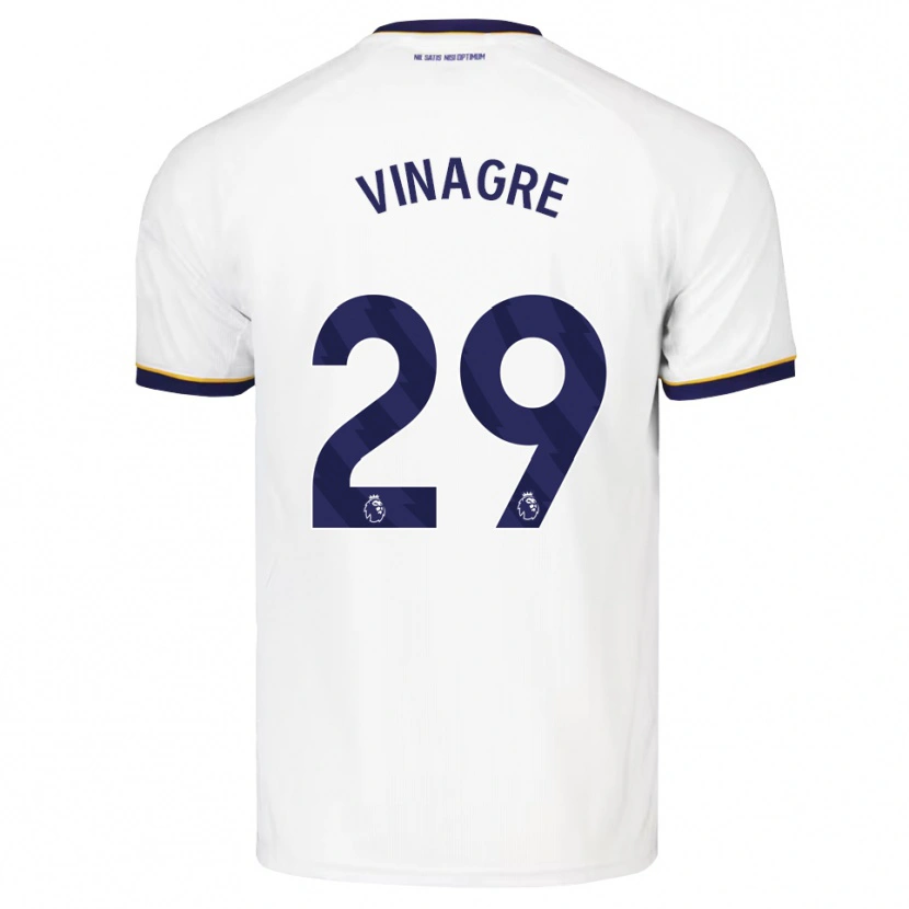 Danxen Niño Camiseta Ruben Vinagre #29 Azulmedianoche Blanco Amarillo 2ª Equipación 2026/27 La Camisa