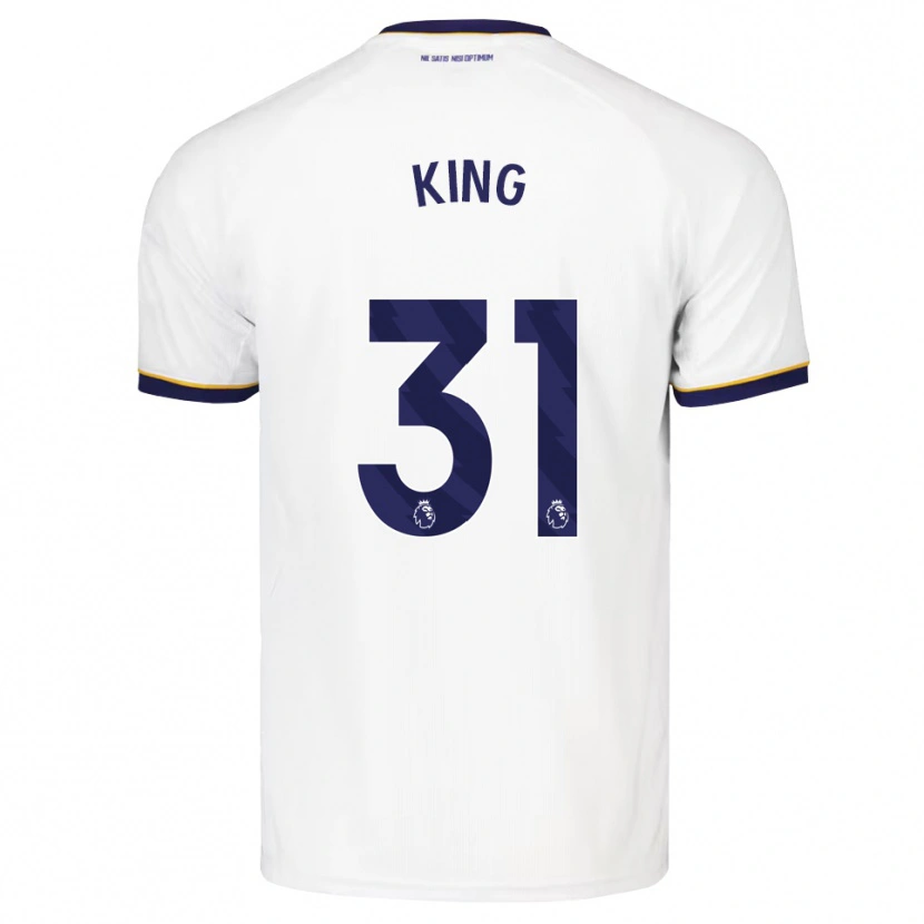 Danxen Niño Camiseta Tom King #31 Azulmedianoche Blanco Amarillo 2ª Equipación 2026/27 La Camisa