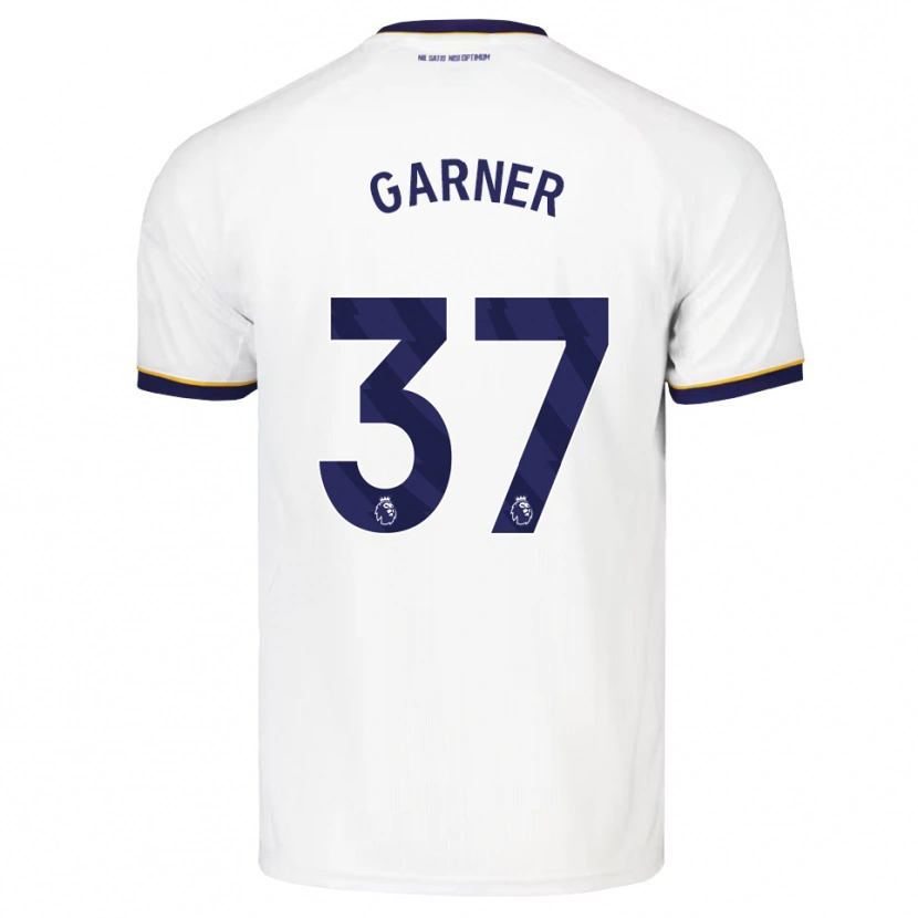 Danxen Niño Camiseta James Garner #37 Azulmedianoche Blanco Amarillo 2ª Equipación 2026/27 La Camisa