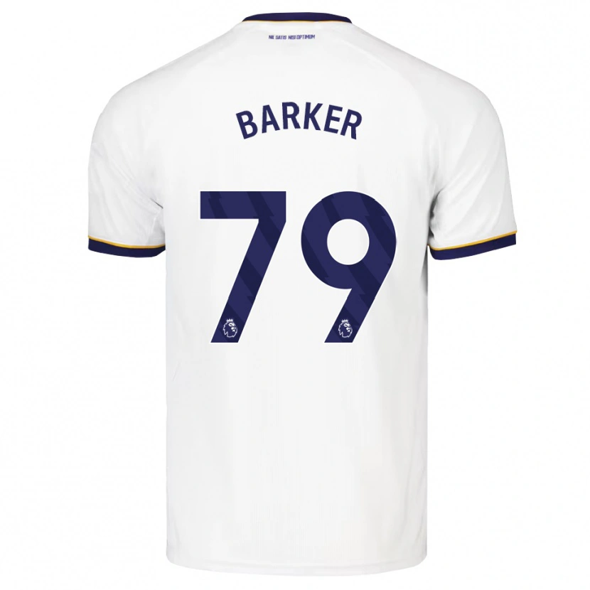 Danxen Niño Camiseta Owen Barker #79 Azulmedianoche Blanco Amarillo 2ª Equipación 2026/27 La Camisa