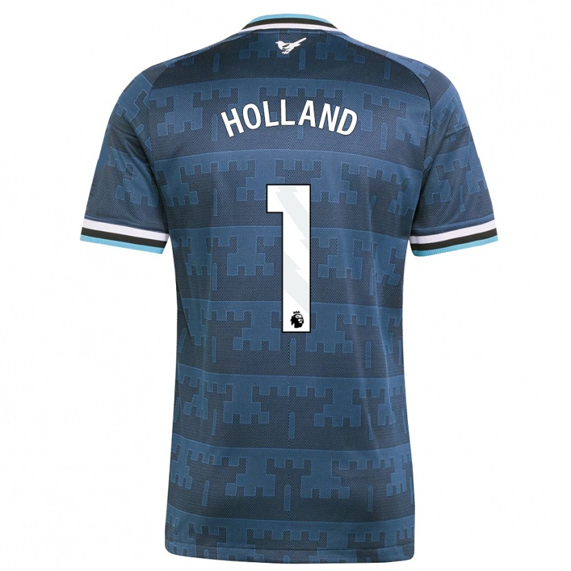 Danxen Niño Camiseta Oliver Holland #1 Amarillo Negro Azul 2ª Equipación 2026/27 La Camisa