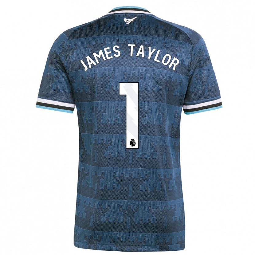 Danxen Niño Camiseta James Taylor #1 Amarillo Negro Azul 2ª Equipación 2026/27 La Camisa