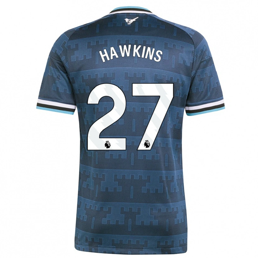 Danxen Niño Camiseta Hannah Hawkins #27 Amarillo Negro Azul 2ª Equipación 2026/27 La Camisa