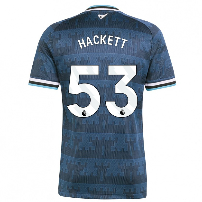 Danxen Niño Camiseta Jordan Hackett #53 Amarillo Negro Azul 2ª Equipación 2026/27 La Camisa