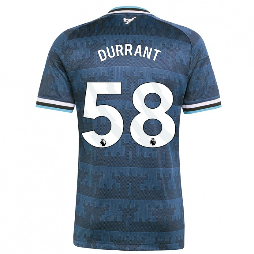 Danxen Niño Camiseta Jake Durrant #58 Amarillo Negro Azul 2ª Equipación 2026/27 La Camisa