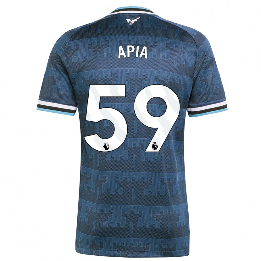 Danxen Niño Camiseta Aaron Epia #59 Amarillo Negro Azul 2ª Equipación 2026/27 La Camisa