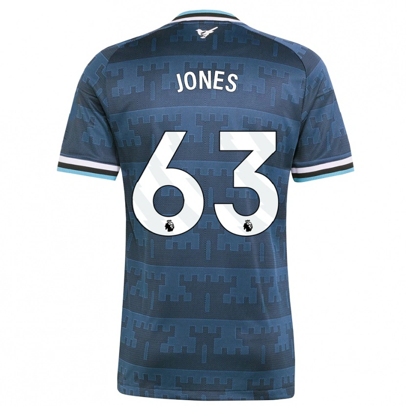 Danxen Niño Camiseta Tyler Jones #63 Amarillo Negro Azul 2ª Equipación 2026/27 La Camisa