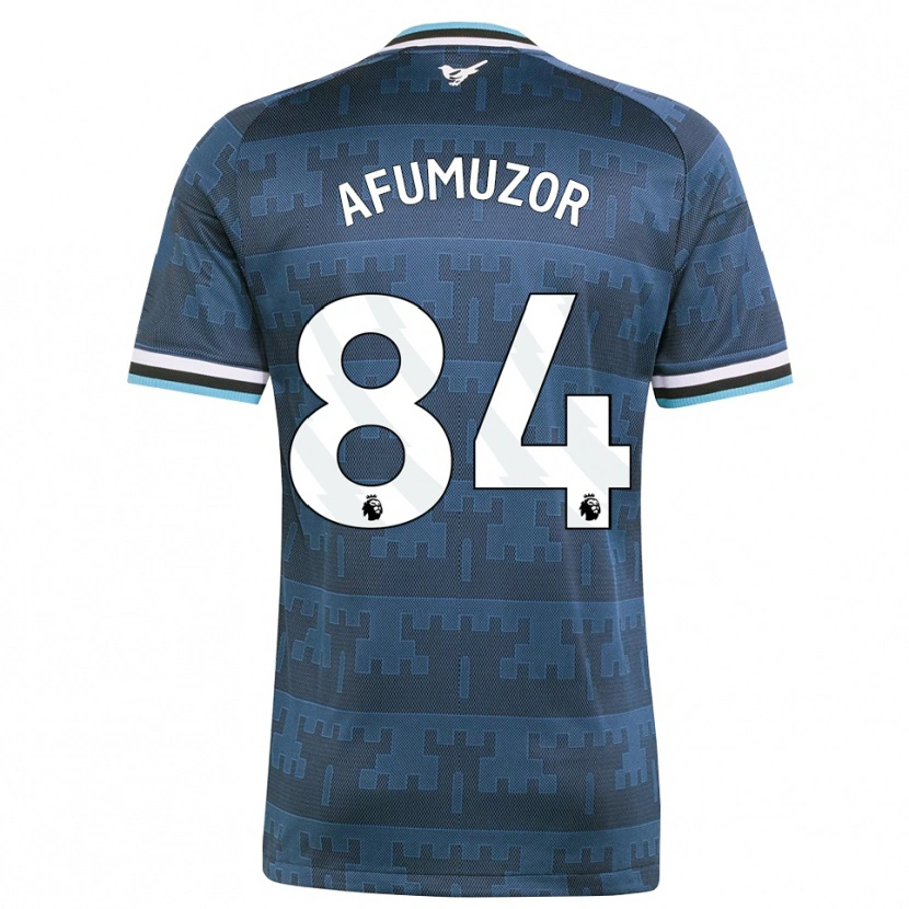 Danxen Niño Camiseta Chukwudi Afumuzor #84 Amarillo Negro Azul 2ª Equipación 2026/27 La Camisa