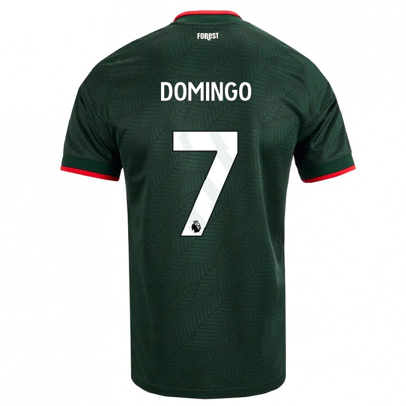 Danxen Niño Camiseta Sophie Domingo #7 Verdeoscuro Rojo 2ª Equipación 2026/27 La Camisa