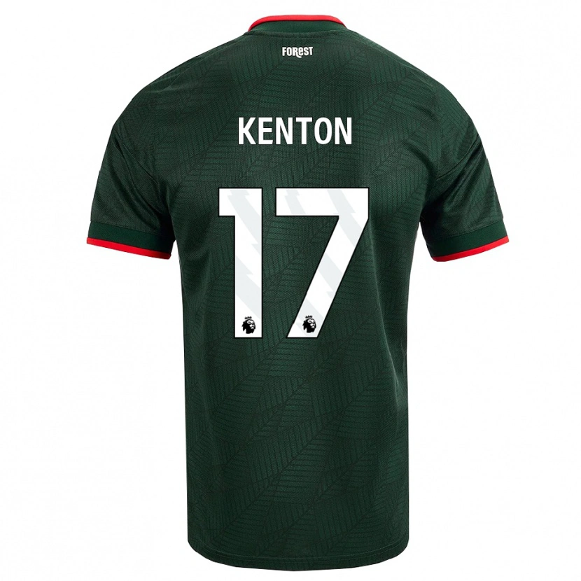 Danxen Niño Camiseta Kamai Kenton #17 Verdeoscuro Rojo 2ª Equipación 2026/27 La Camisa