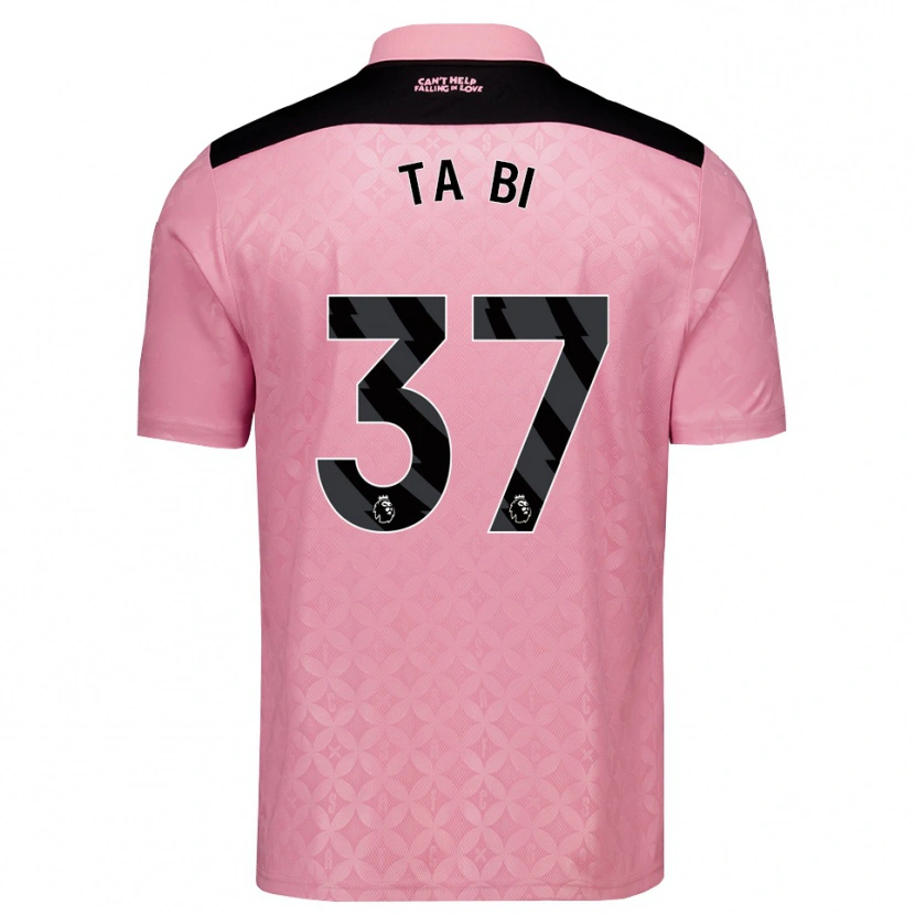 Danxen Niño Camiseta Jocelin Ta Bi #37 Rosaclaro Negro 2ª Equipación 2026/27 La Camisa