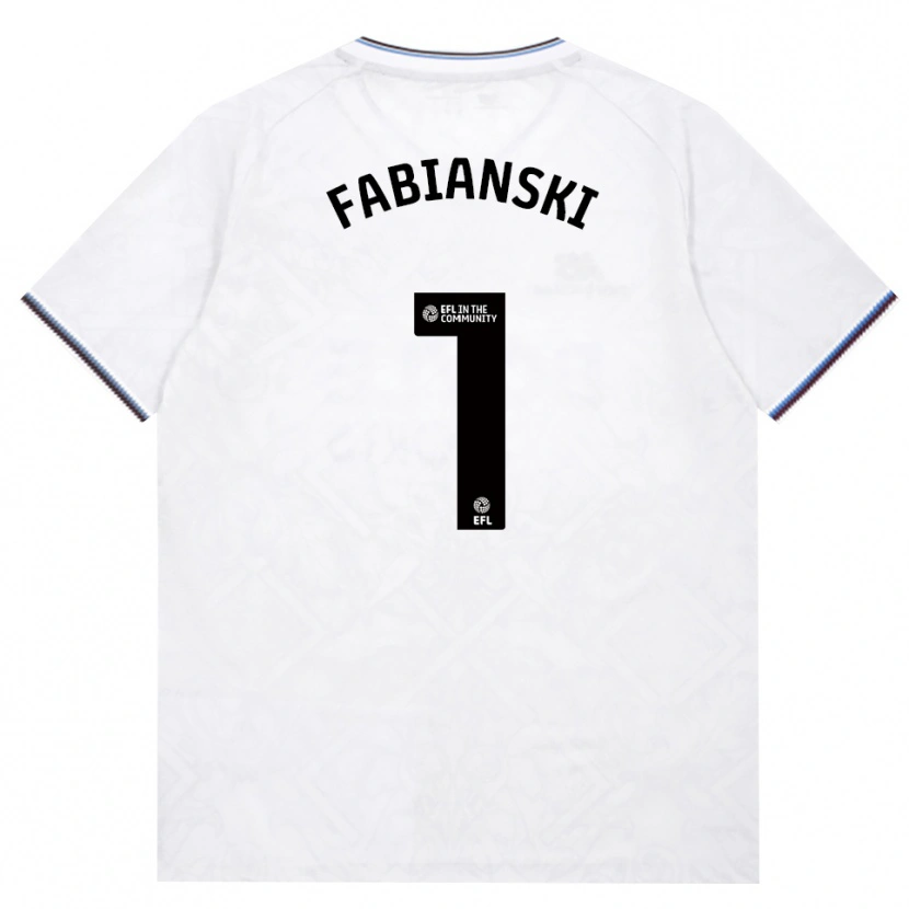 Danxen Niño Camiseta Lukasz Fabianski #1 Borgoña Blanco 2ª Equipación 2026/27 La Camisa