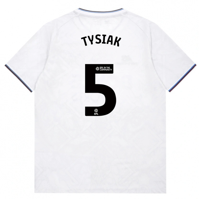 Danxen Niño Camiseta Amber Tysiak #5 Borgoña Blanco 2ª Equipación 2026/27 La Camisa