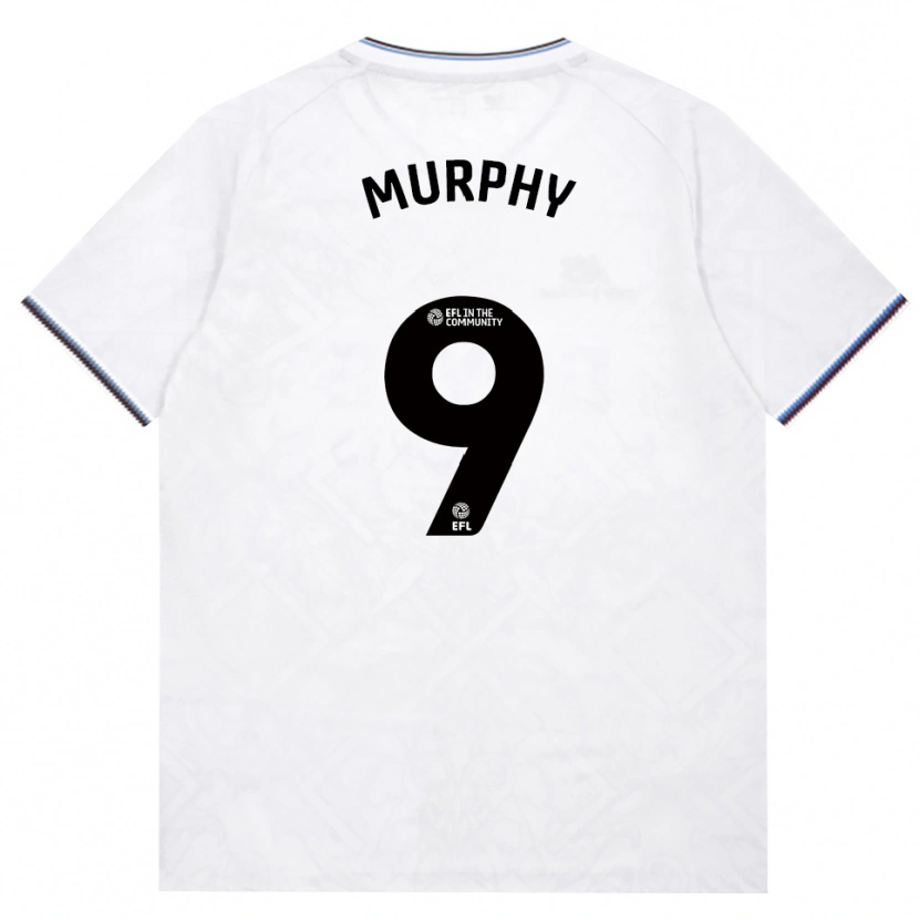 Danxen Niño Camiseta Jett Murphy #9 Borgoña Blanco 2ª Equipación 2026/27 La Camisa