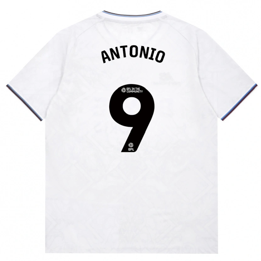 Danxen Niño Camiseta Michail Antonio #9 Borgoña Blanco 2ª Equipación 2026/27 La Camisa