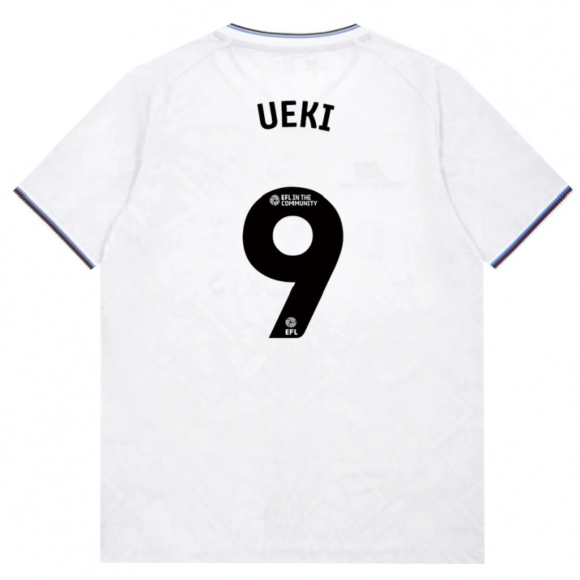 Danxen Niño Camiseta Riko Ueki #9 Borgoña Blanco 2ª Equipación 2026/27 La Camisa