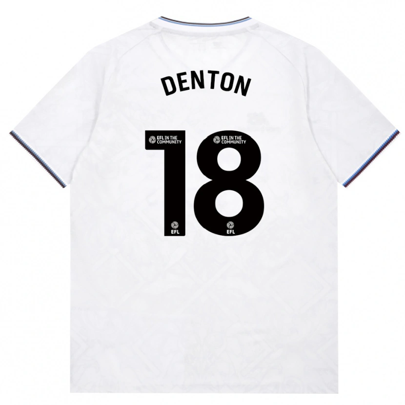 Danxen Niño Camiseta Anouk Denton #18 Borgoña Blanco 2ª Equipación 2026/27 La Camisa