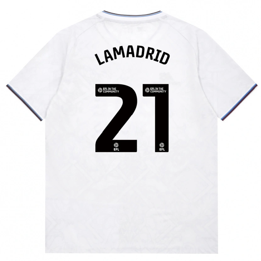 Danxen Niño Camiseta Keiber Lamadrid #21 Borgoña Blanco 2ª Equipación 2026/27 La Camisa