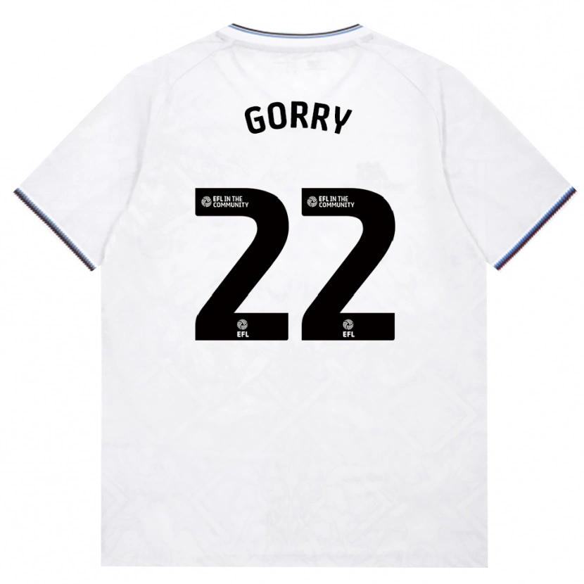 Danxen Niño Camiseta Katrina Gorry #22 Borgoña Blanco 2ª Equipación 2026/27 La Camisa