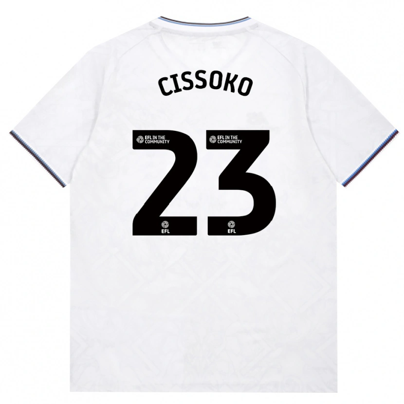Danxen Niño Camiseta Hawa Cissoko #23 Borgoña Blanco 2ª Equipación 2026/27 La Camisa