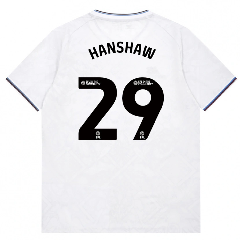 Danxen Niño Camiseta Verena Hanshaw #29 Borgoña Blanco 2ª Equipación 2026/27 La Camisa