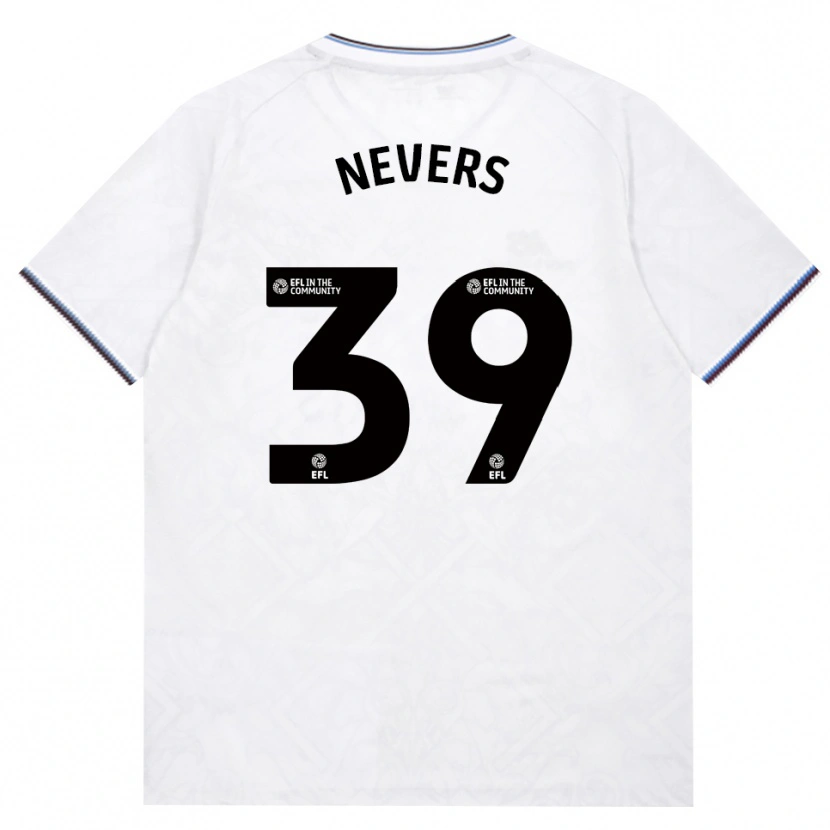 Danxen Niño Camiseta Thierry Nevers #39 Borgoña Blanco 2ª Equipación 2026/27 La Camisa
